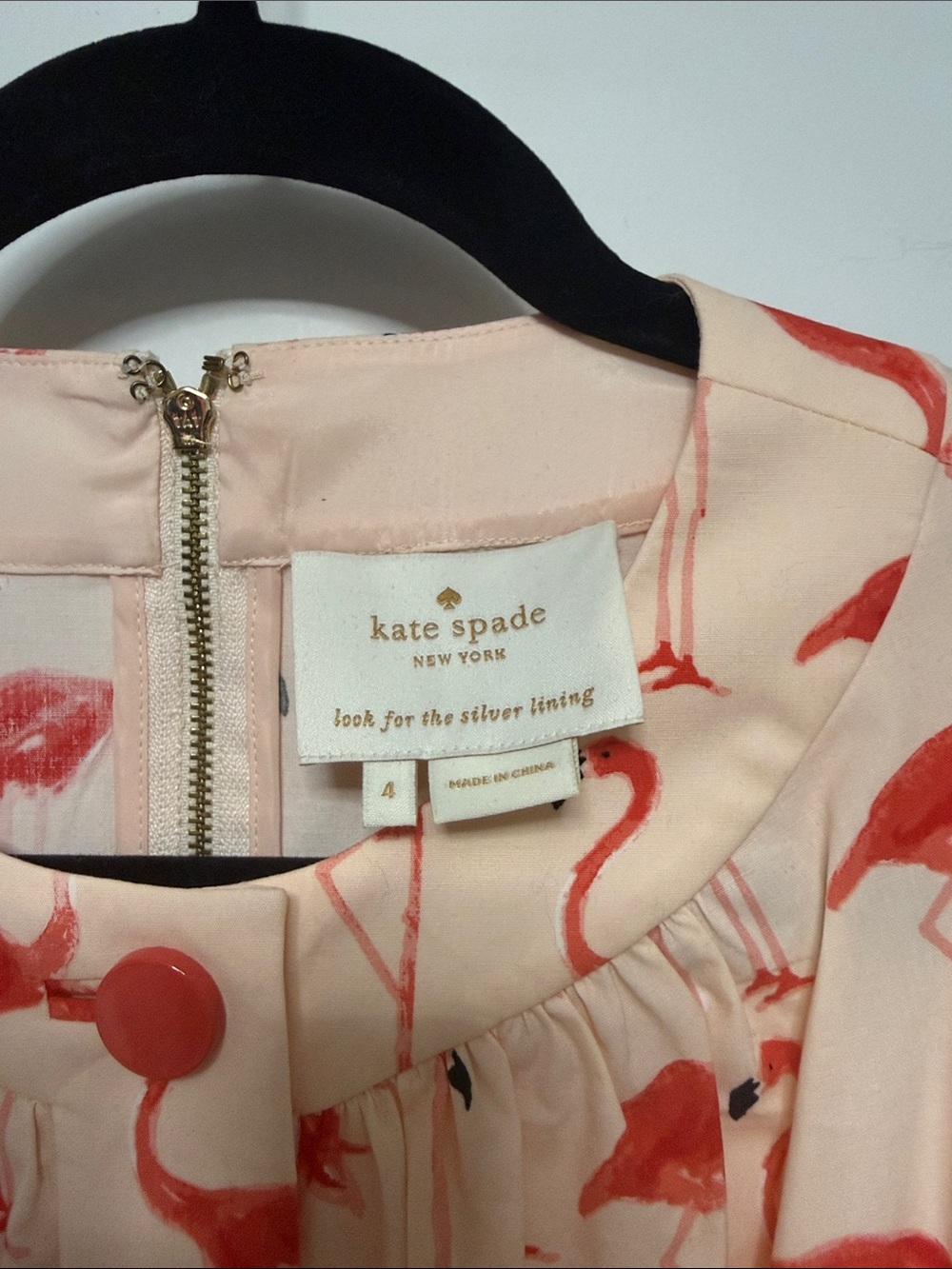 kate spade Pink Flamingo Print Sleeveless Fit-and-Flare Dress 🦩☀️💕 - Picture 2 of 11
